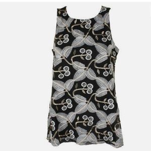 Charter Club Embroidered Sleeveless Top XS